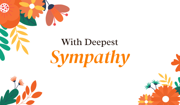 Deepest Sympathy