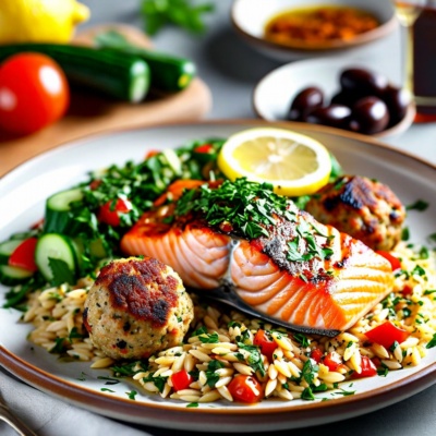 Customizable 3 Day Mediterranean Meal Prep (Sample Menu)