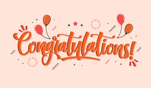 Congrats